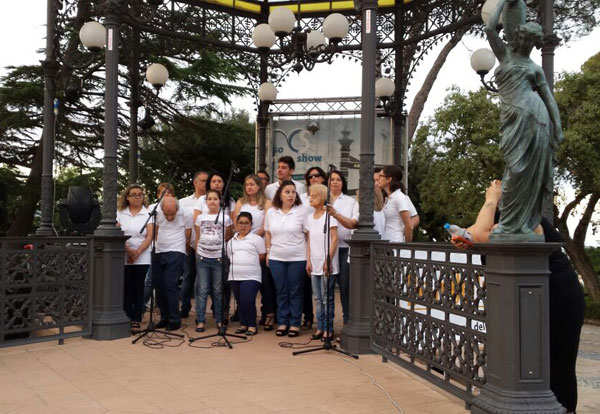 Il coro Unione Italiana Ciechi si è esibito al parco "Villa Margherita" a Catanzaro