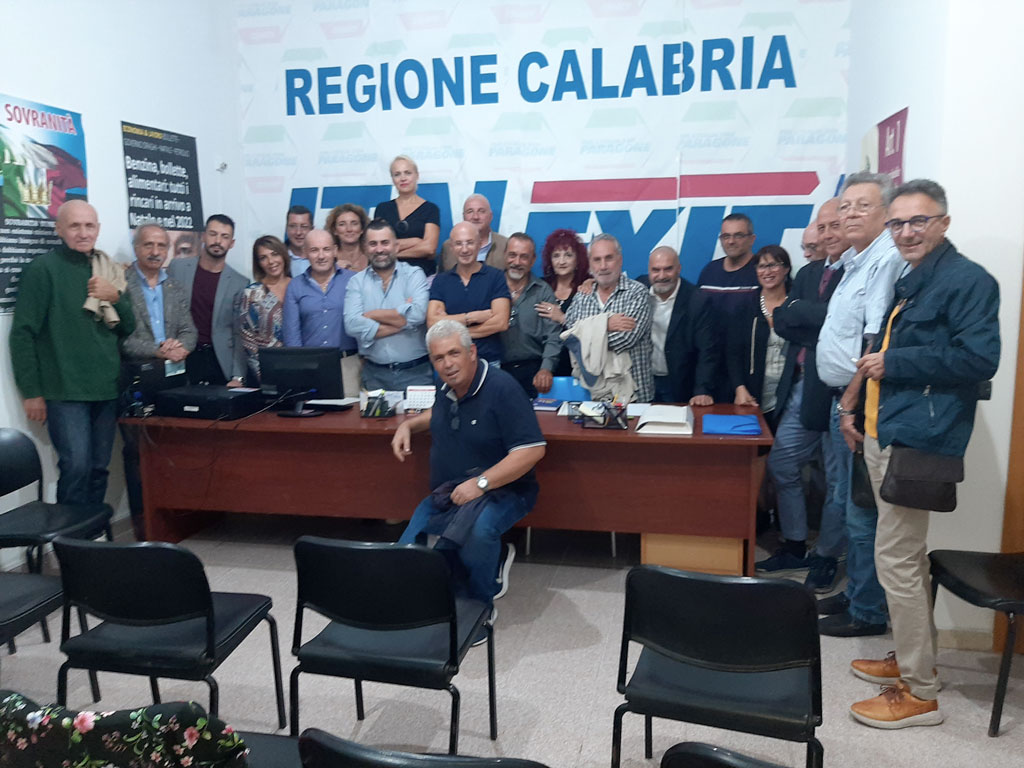 Lamezia, prima riunione post voto del Coordinamento Regionale Italexit con Paragone