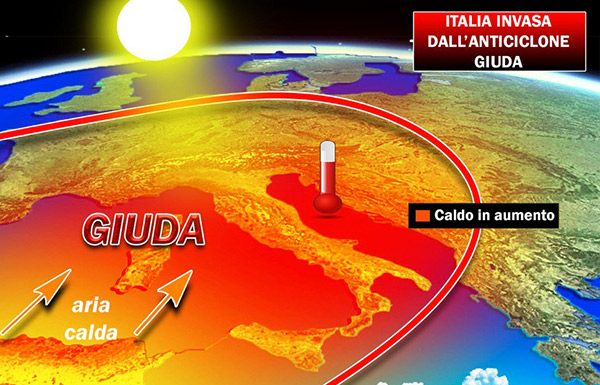 L’anticiclone "Giuda" bacia anche la Calabria: gran caldo in arrivo