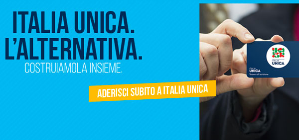 Calabria: Italia Unica, al via campagna adesione 2016