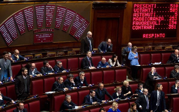 Italicum: Pd, 3 eletti in Calabria non votano fiducia