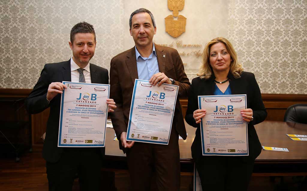 Presentata iniziativa “JobDay” alla Camera Commercio Catanzaro, incontro tra domanda e offerta di lavoro il 7 maggio