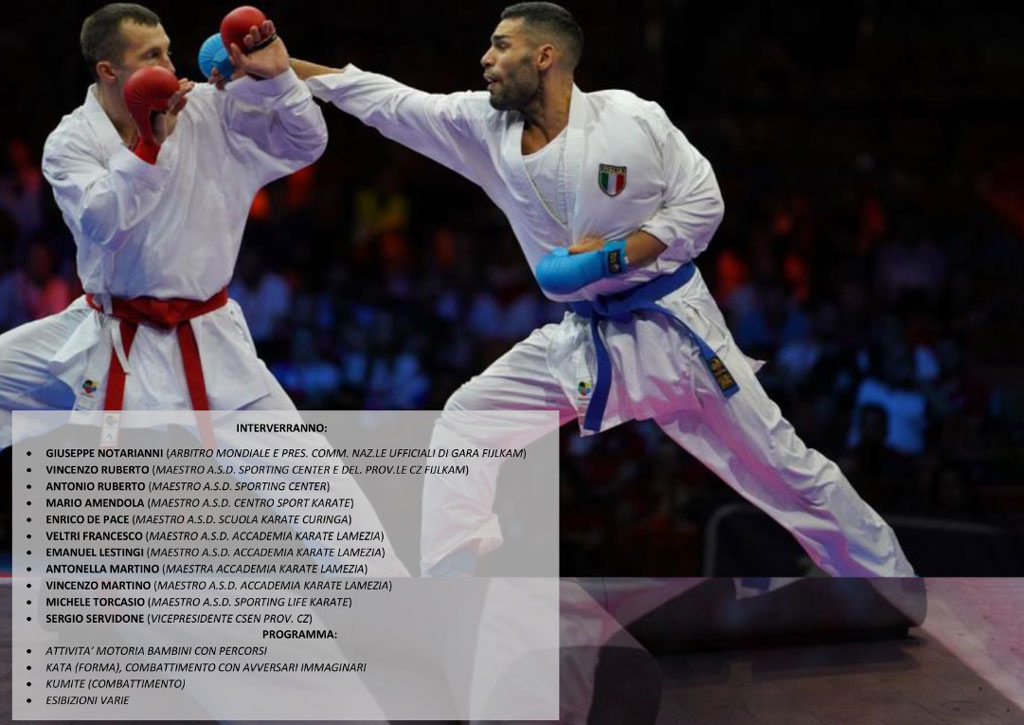 "Il Karate Lametino sotto le stelle" sul lungomare Falcone e Borsellino il 20 agosto