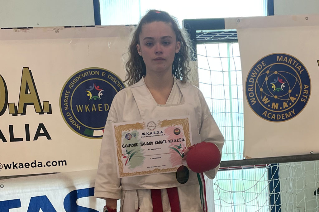 Lamezia, Giorgia Mercuri campionessa italiana di Karate a Rimini