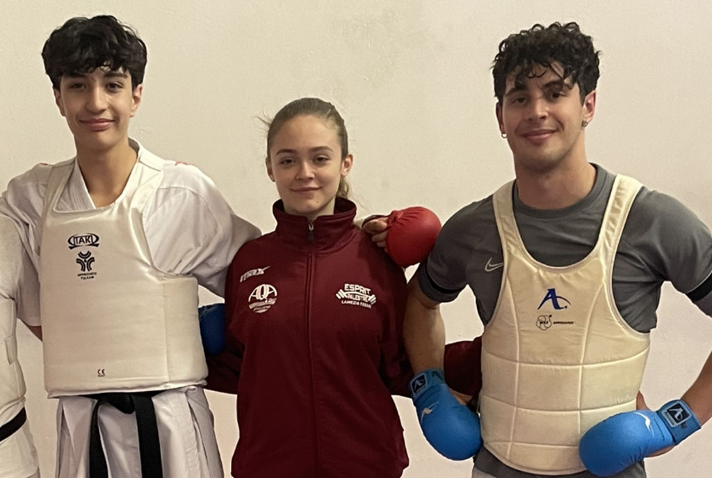 Tre atleti lametini qualificati per la coppa Italia di karate a Forlì