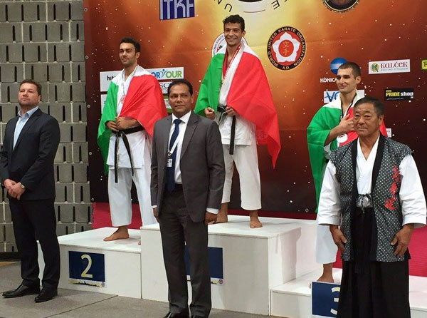 Karate, Giuseppe Varcasia medaglia d’oro in Slovenia
