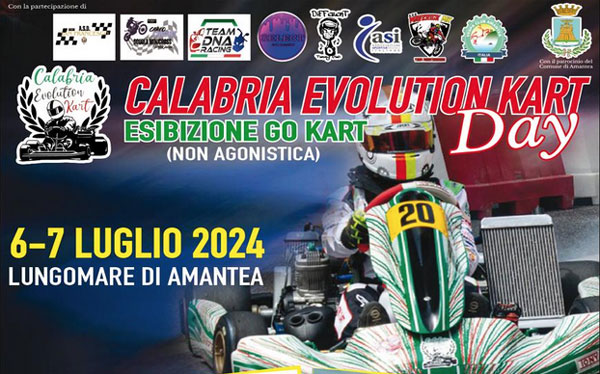 "Calabria evolution Kart day" fa tappa sul lungomare di Amantea 6 e 7 luglio