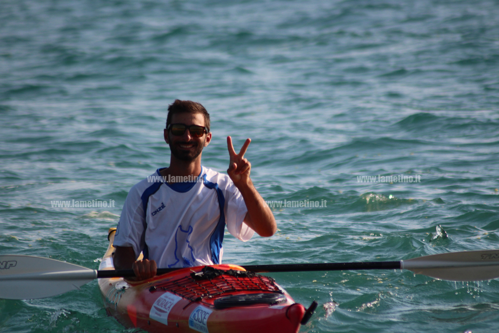 Tappa a Gizzeria per il primo “Periplo della Calabria” in kayak