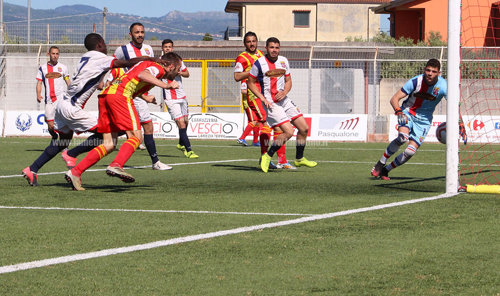 Eccellenza, il Sambiase supera il Soriano in pieno recupero: 2-1 al "Gianni Renda"