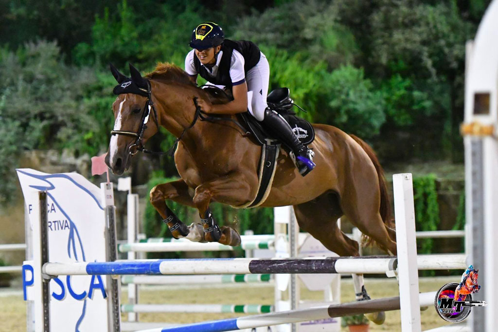 Il giovane cavaliere lametino Maurizio Vescio alla Verona Fieracavalli