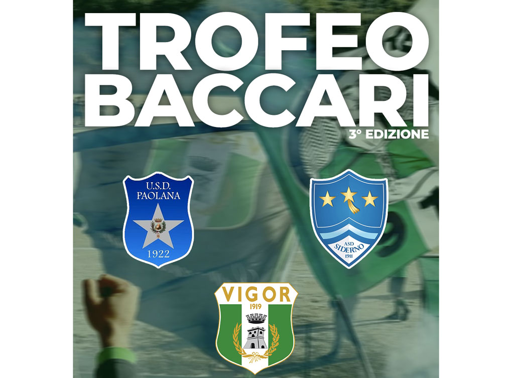 Lamezia, terza edizione del ‘Trofeo Baccari’ il 16 settembre allo Stadio Guido D’Ippolito