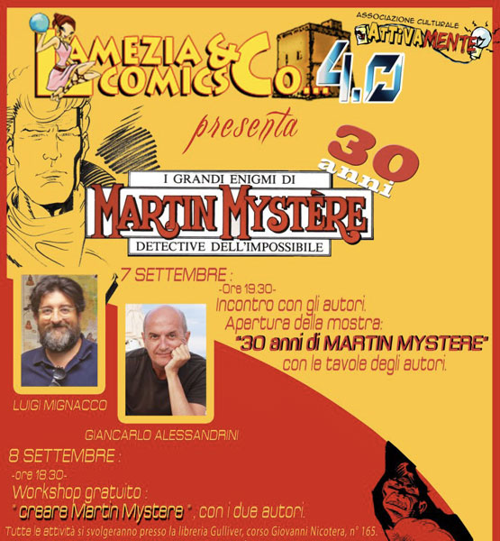 Lamezia: Al via il Comics con Martin Mystere