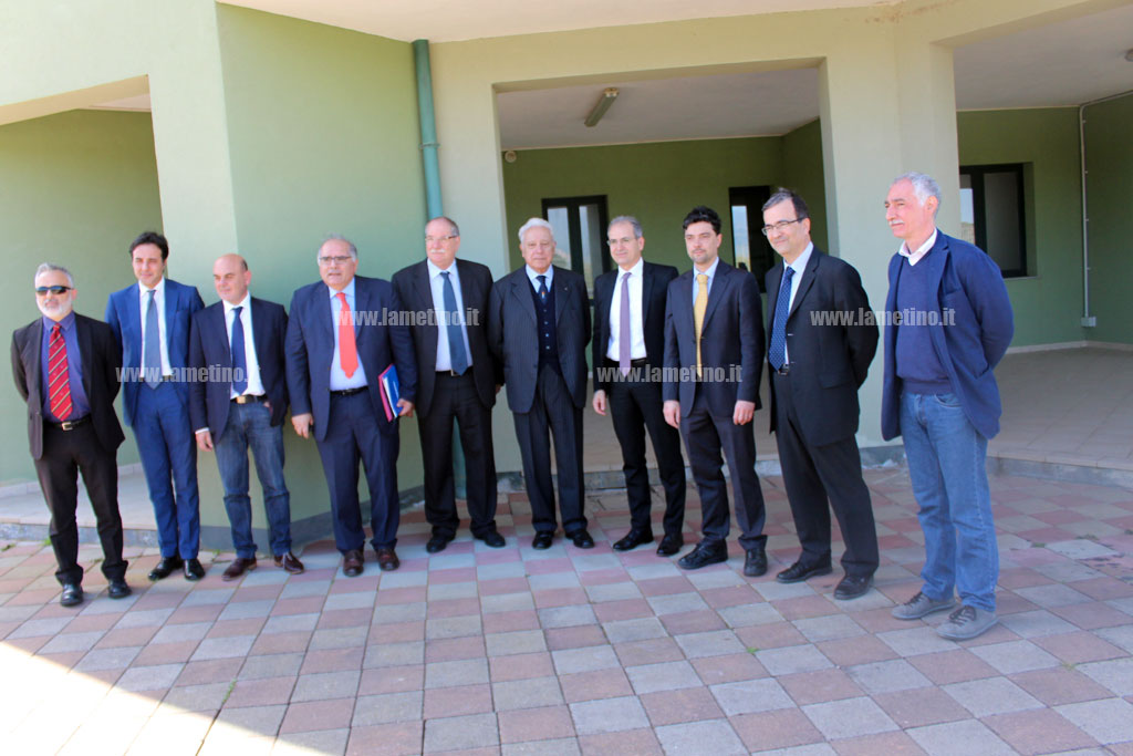 Lamezia: Presidente gruppo Rina Massimo Ciliberti in visita a laboratori Matelios