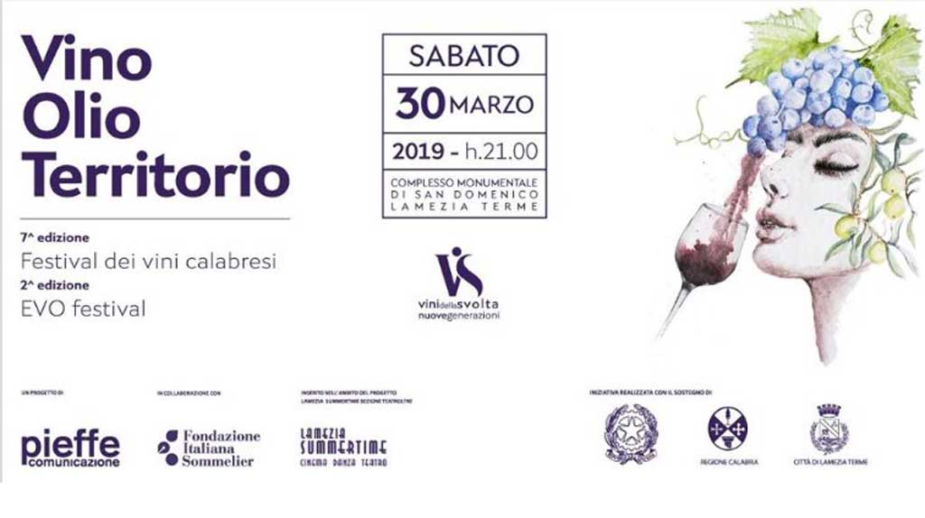 Vino e Olio protagonisti il 30 marzo del "Lamezia Wine Fest"