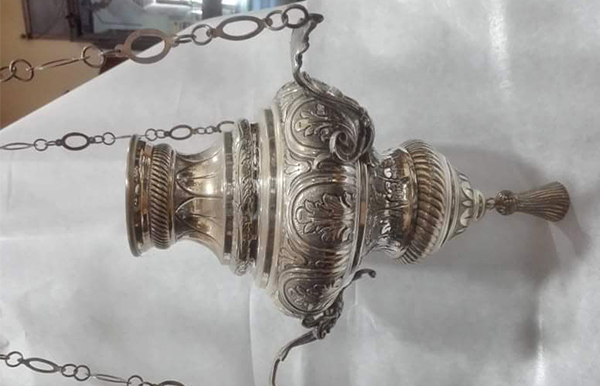 Accensione della nuova lampada votiva in occasione del "Giubileo per il Millenario del Santuario di Dipodi" 