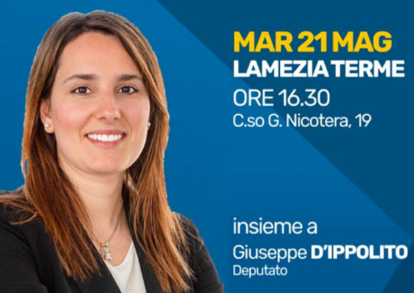 Ferrara (M5S) a Lamezia, D'Ippolito anticipa i temi dell'iniziativa elettorale