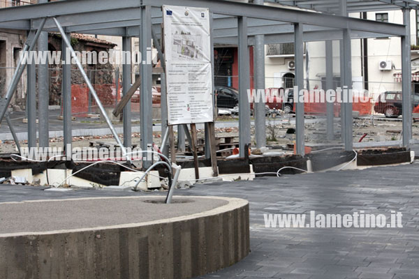Lamezia: Entro prossimo autunno termineranno lavori in piazza Mazzini, fondi permettendo