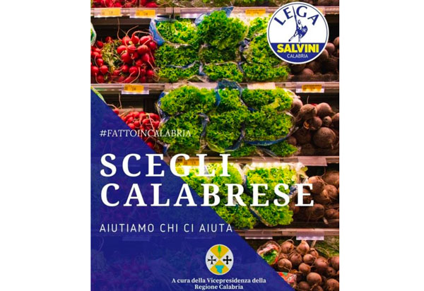 Pd su campagna "Scegli calabrese" per sostenere prodotti locali: “Grave accostare simbolo Giunta con quello Lega"