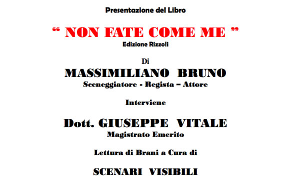 Lamezia, il 9 marzo presentazione libro ‘Non fate come me’ di Massimiliano Bruno al Tip teatro