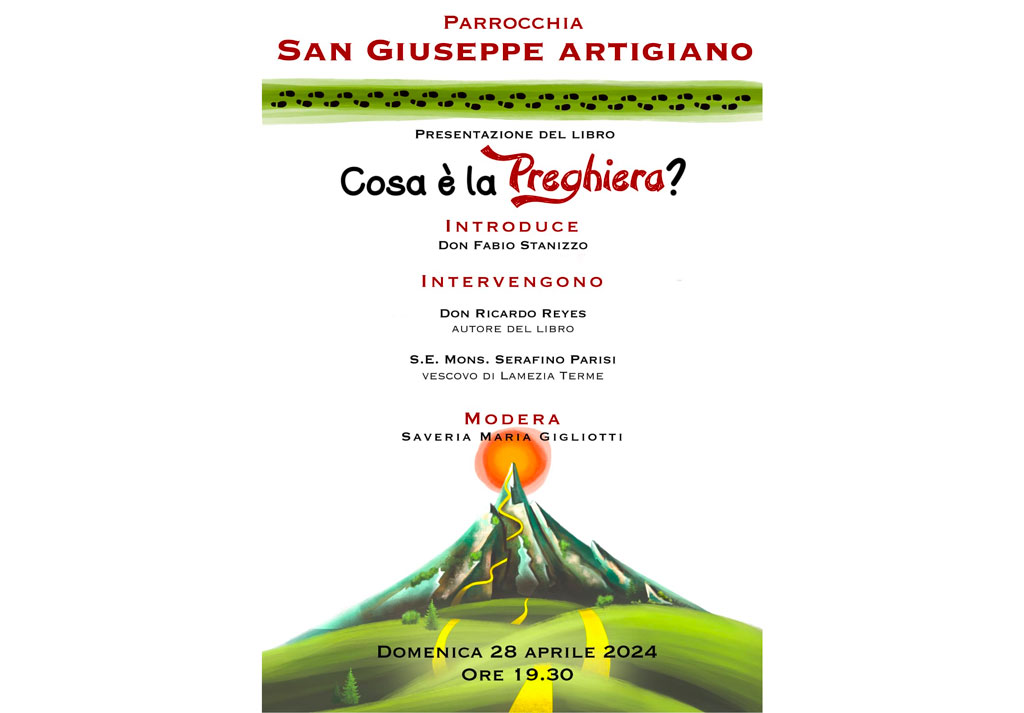 Lamezia, presentazione libro “Cosa è la preghiera?” di don Ricardo Reyes Castillo il 28 aprile