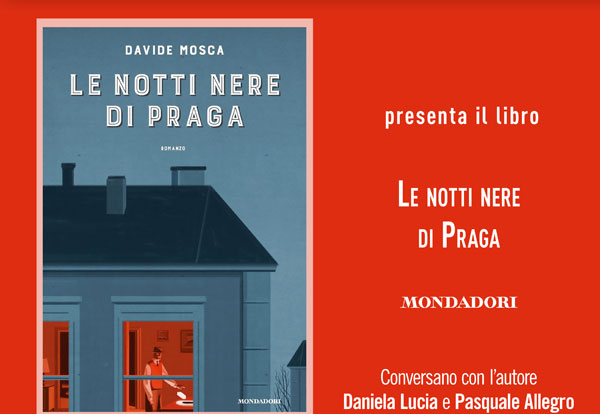 Lamezia, il 12 ottobre presentazione de ““Le notti nere di Praga" di Davide Mosca