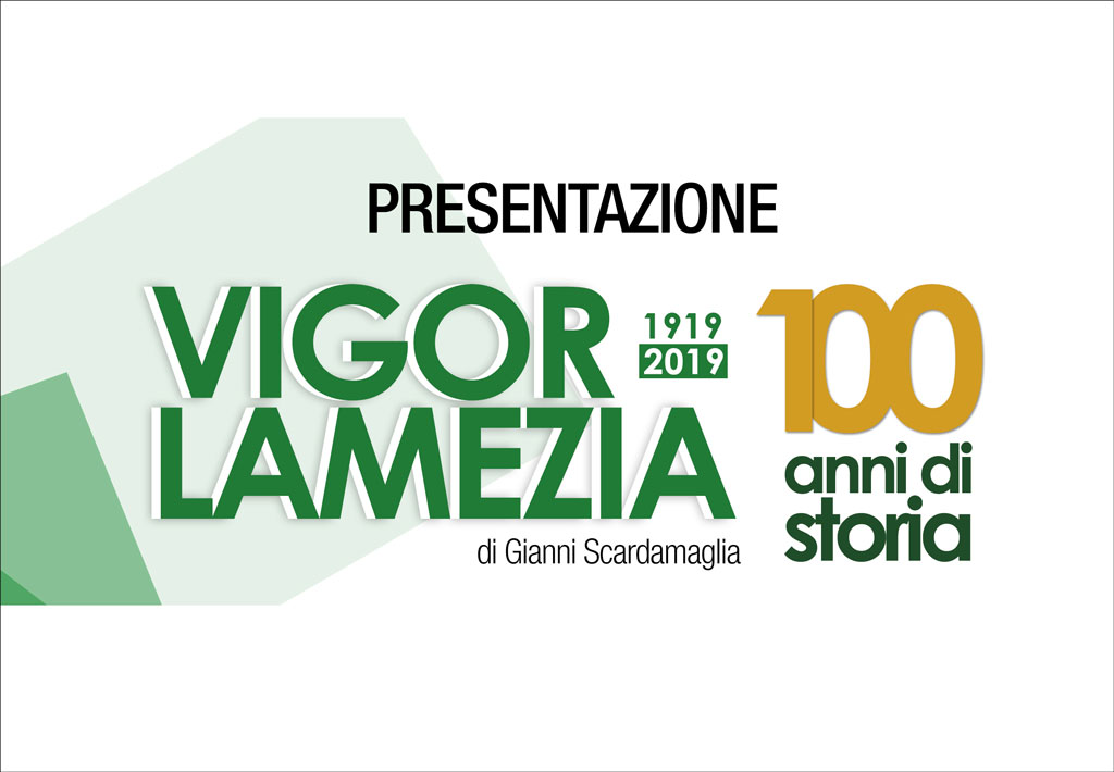 Presentazione libro “Vigor Lamezia 100 anni di Storia” di Gianni Scardamaglia domani al Chiostro