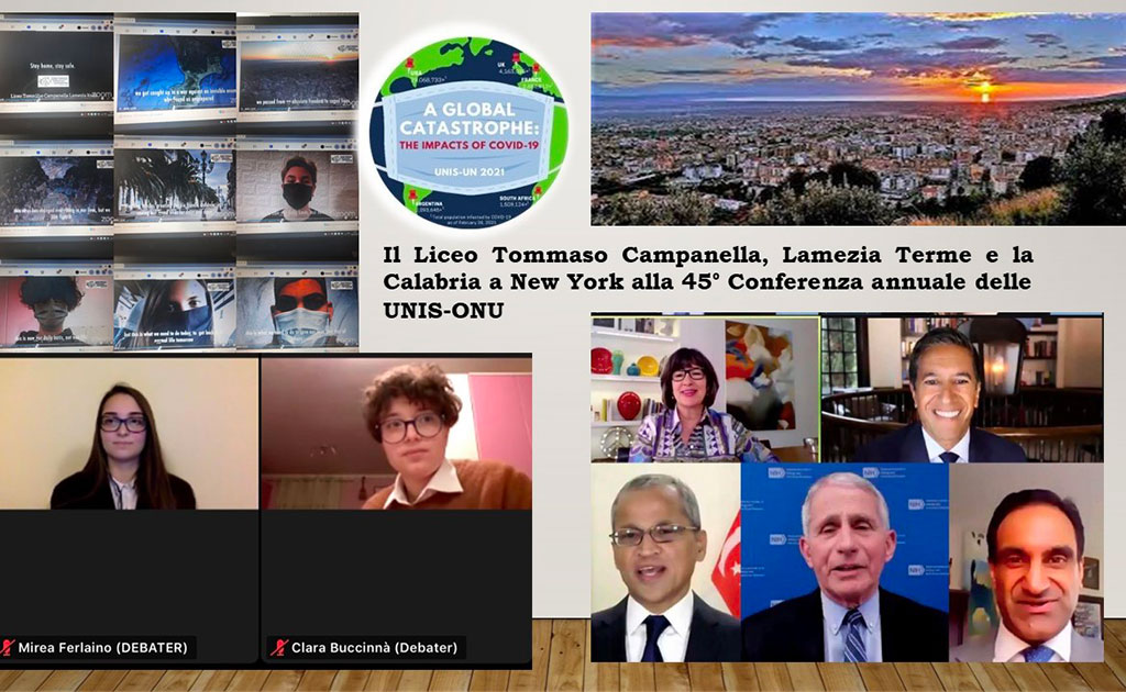 Lamezia, il liceo "T.Campanella" presente alla 45° Conferenza annuale delle UNIS-ONU di New York
