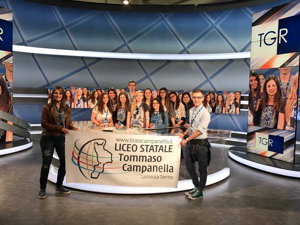 Lamezia, studenti liceo Campanella in visita a sede regionale Rai