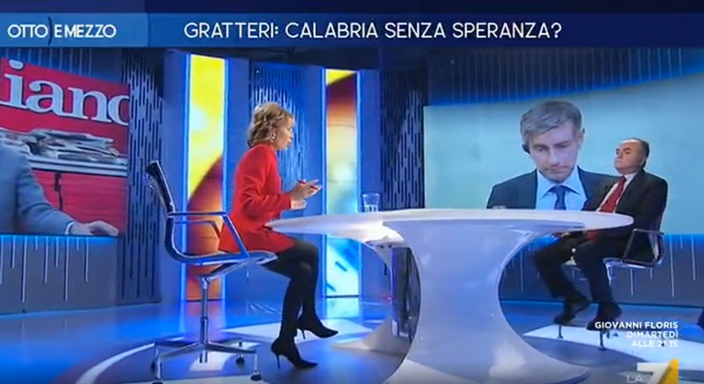 Gratteri a Otto e mezzo: "Processo Rinascita Scott entro dicembre si trasferisce a Lamezia"