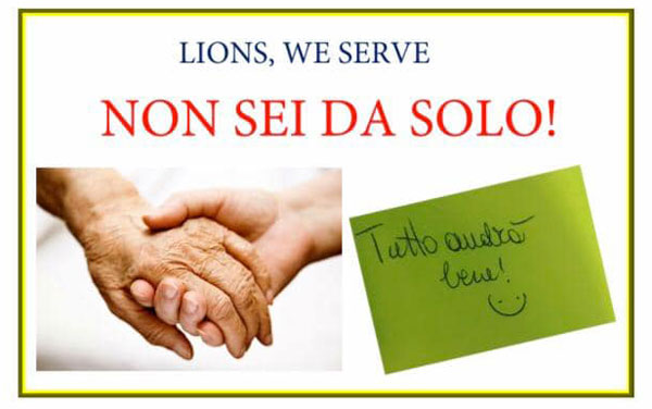Lions club Lamezia host scende in campo in aiuto agli anziani contro Coronavirus 