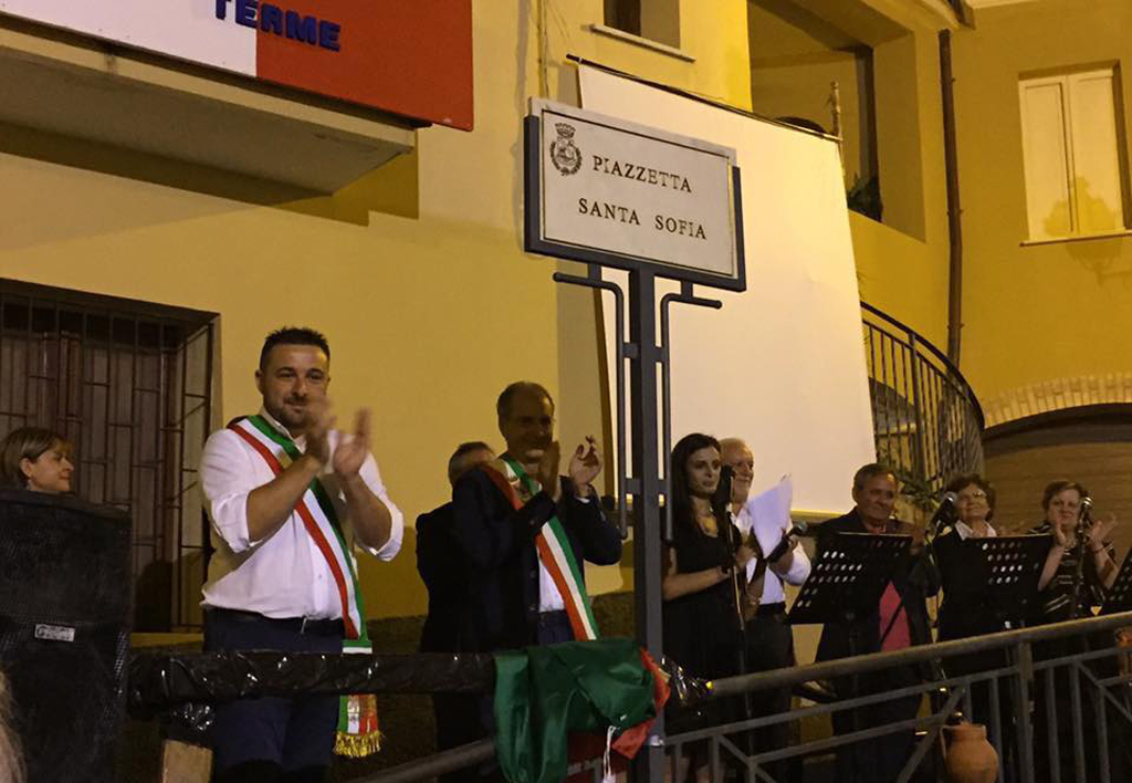 Lamezia: manifestazione "Liriche, note e...", inaugurata nuova piazzetta Santa Sofia a Sambiase