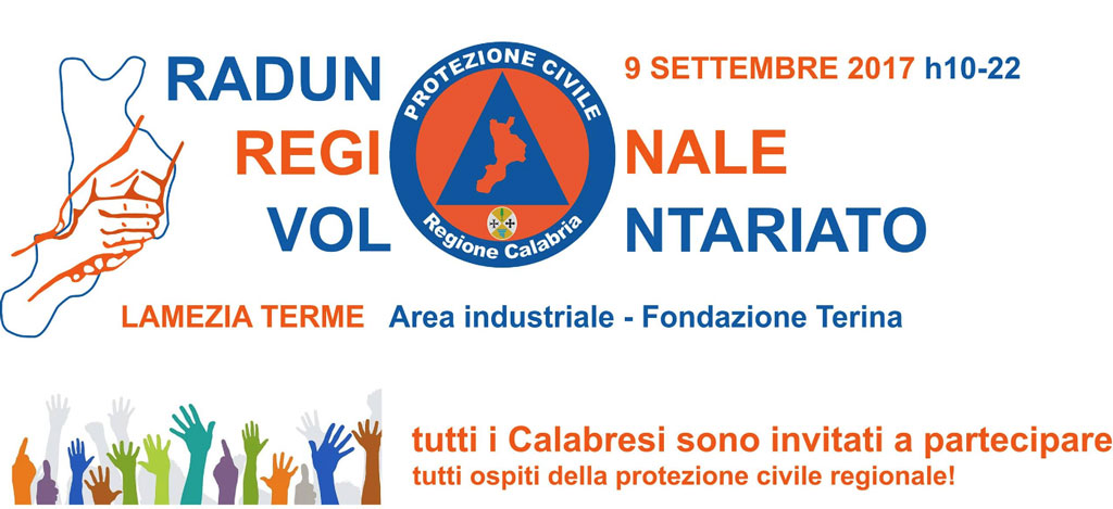 A Lamezia il raduno regionale del volontariato di protezione civile il 9 settembre