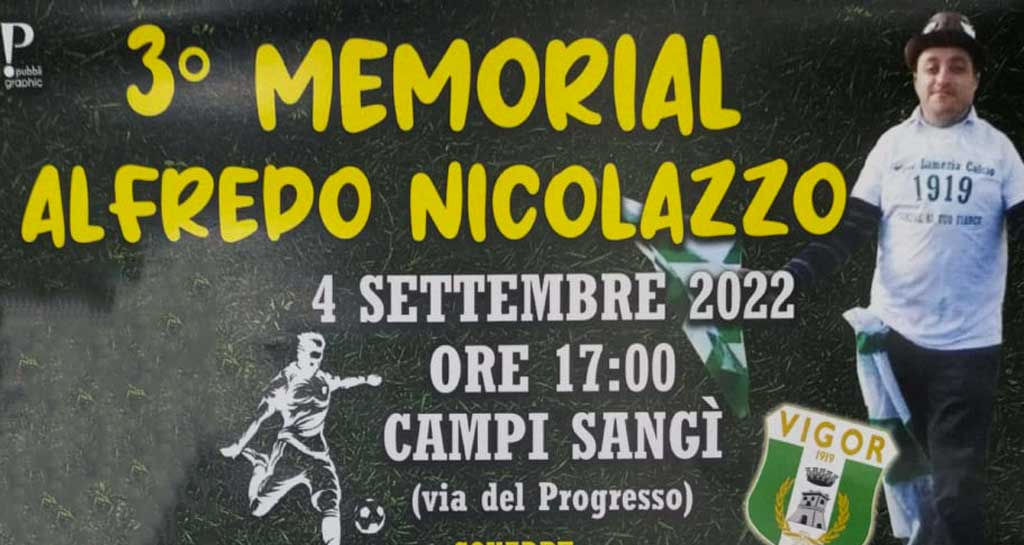 Lamezia, memorial in ricordo di Alfredo Nicolazzo il 4 settembre