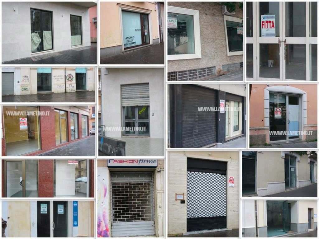 Lamezia, il periodo nero del commercio: nel cuore della città tra vetrine spente e negozi in crisi