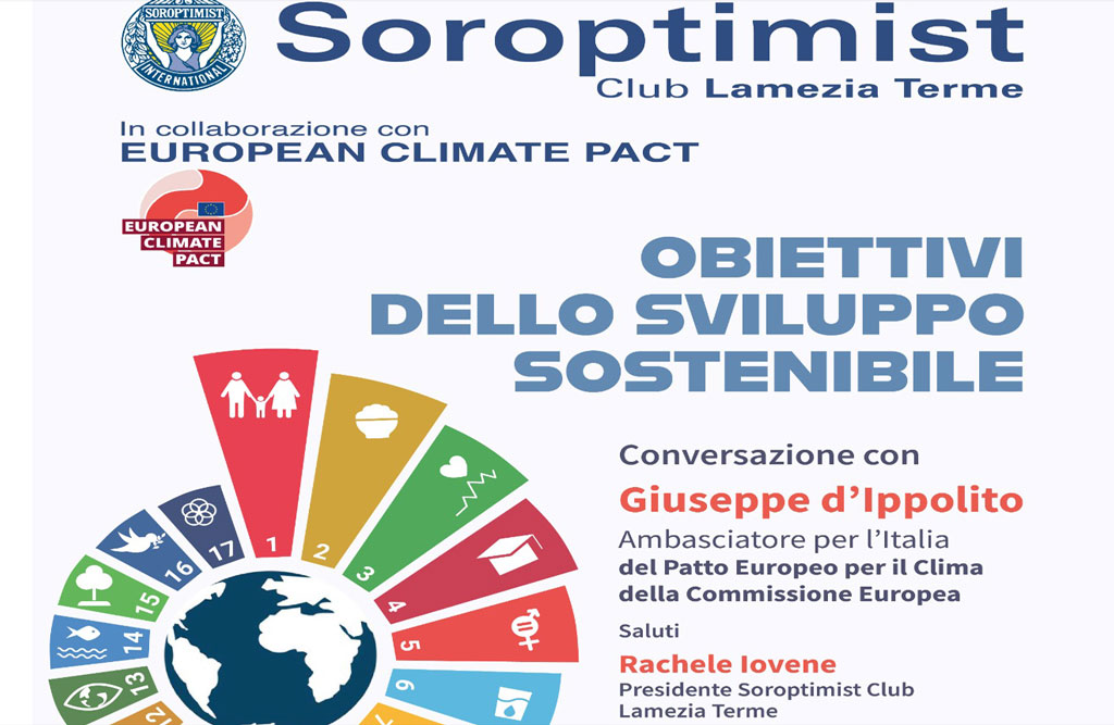 Lamezia, incontro con Giuseppe d’Ippolito Ambasciatore per l’Italia del Patto Europeo sul clima l'8 giugno