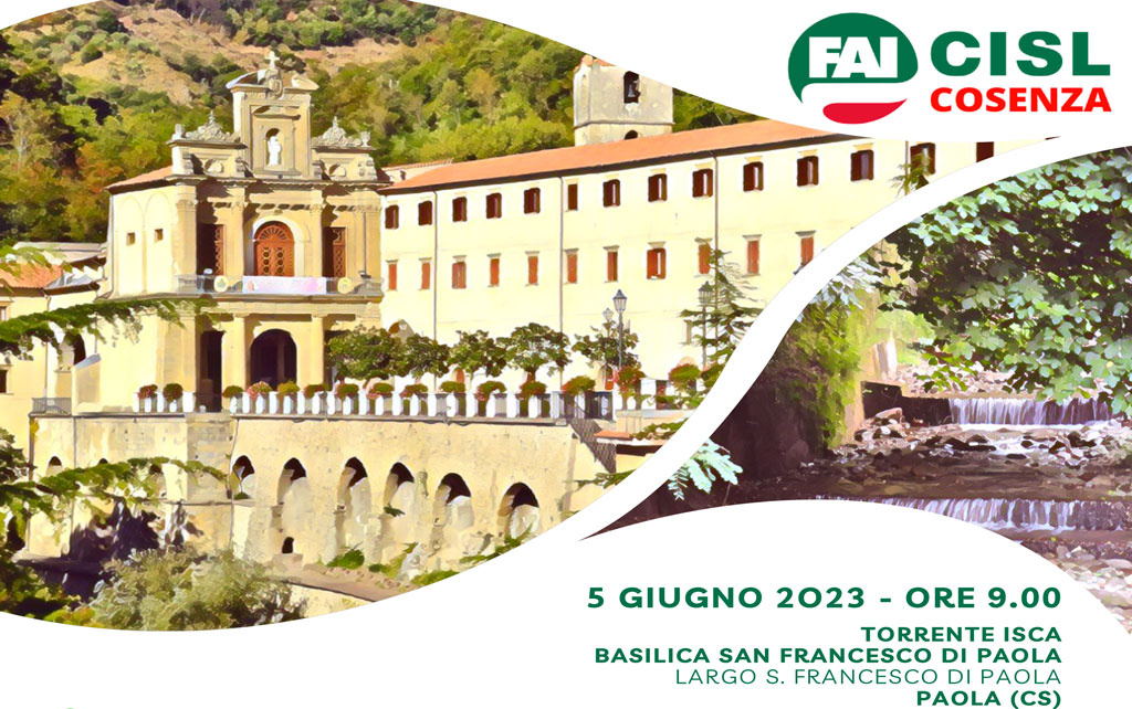 A Paola l’iniziativa “Fai bella l’Italia”: Giornata Fai Cisl per la cura dell’ambiente il 5 giugno