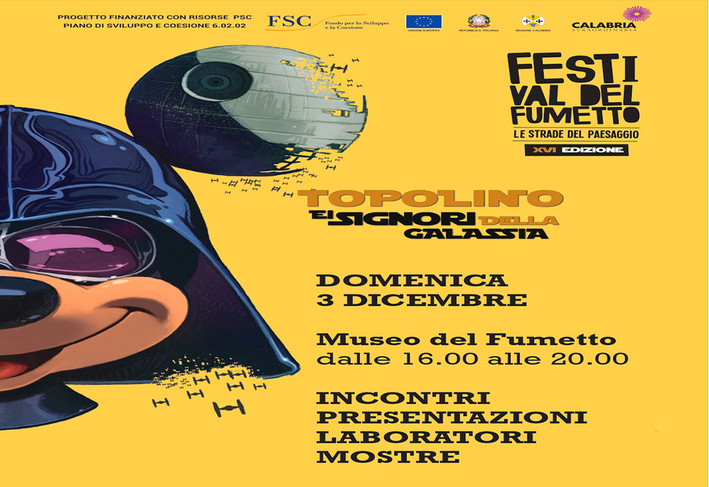 Un pomeriggio al museo del fumetto il 3 dicembre a Cosenza