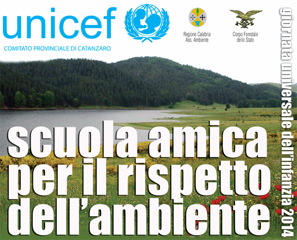 Calabria: Unicef Catanzaro organizza incontro dal titolo “Scuola Amica Rispetto Ambiente”