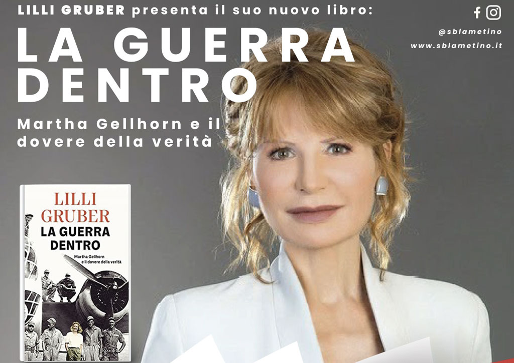 Lamezia, presentazione libro “La Guerra Dentro – Martha Gellhorn e il dovere della verità” di Lilli Gruber