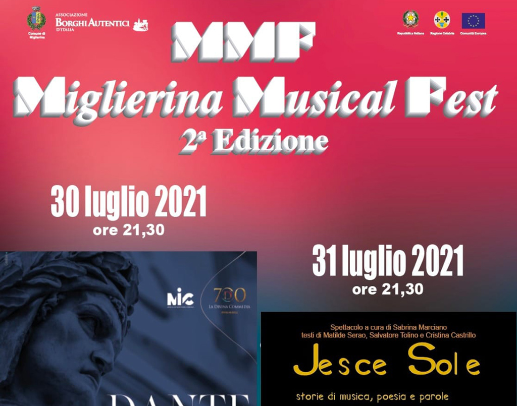 Confermato il "Miglierina musical fest" 30 e 31 luglio