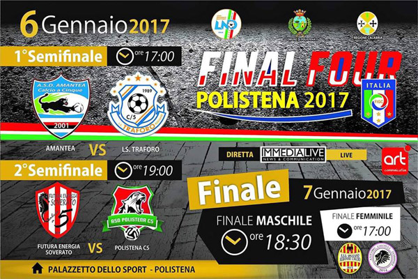 Coppa Italia Calcio a 5: a Polistena la Final Four