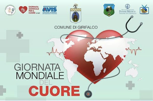 “Giornata Mondiale per il Cuore” il 29 settembre a Girifalco