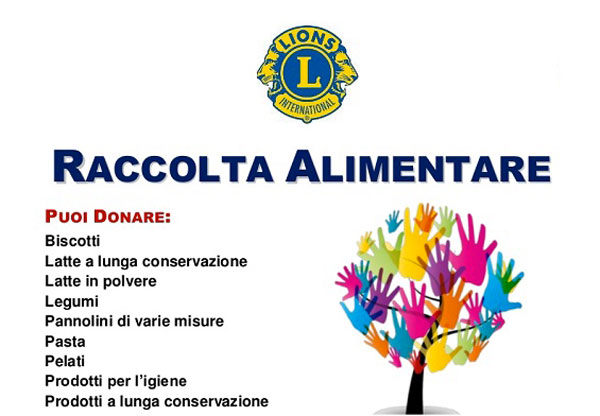 Lamezia: Lions Club organizza raccolta alimentare sabato 14 novembre