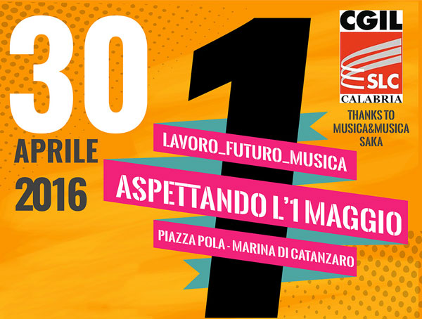 Aspettando il primo maggio, il 30 concerto a Catanzaro Lido