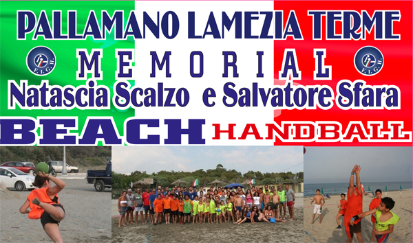 Il 17 luglio memorial pallamano 'Scalzo e Sfara' a Gizzeria Lido