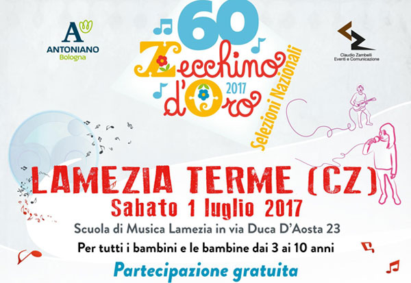 Scuola di musica Lamezia, il primo luglio selezioni regionali dello Zecchino d’oro
