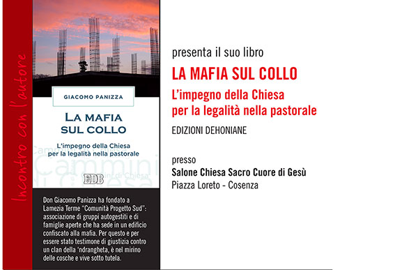 "La mafia sul collo", don Giacomo Panizza presenta il suo libro a Cosenza 