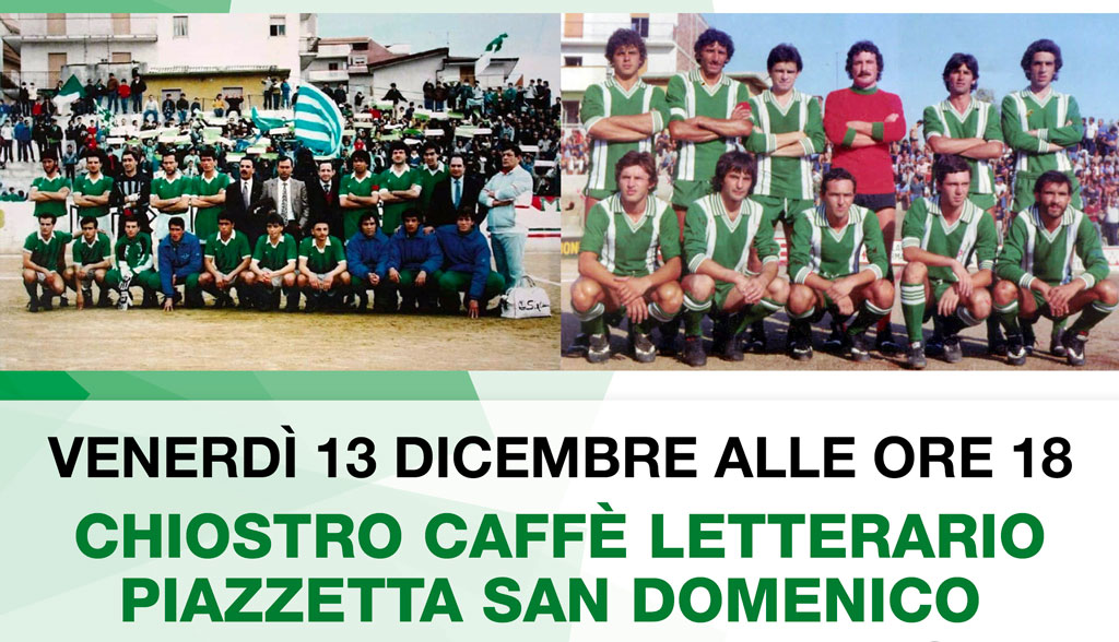 “Vigor Lamezia 100 anni di Storia”, presentazione libro al Chiostro