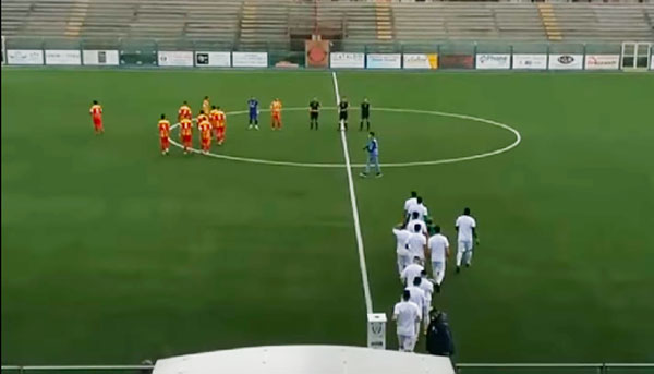 Calcio, pari all’ultimo respiro per il Sambiase a Locri