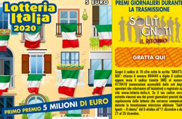 Lotteria Italia, in Calabria vinti due premi di terza categoria da 25mila euro ciascuno